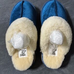 Corkys Blue and Cream Platform Shoes